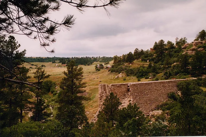 Castlewood Canyon Dam After The Collapse