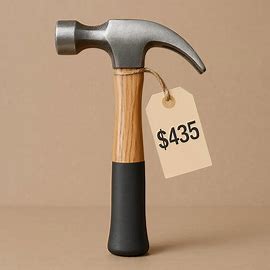 An overpriced hammer taxpayers paid $435 for.