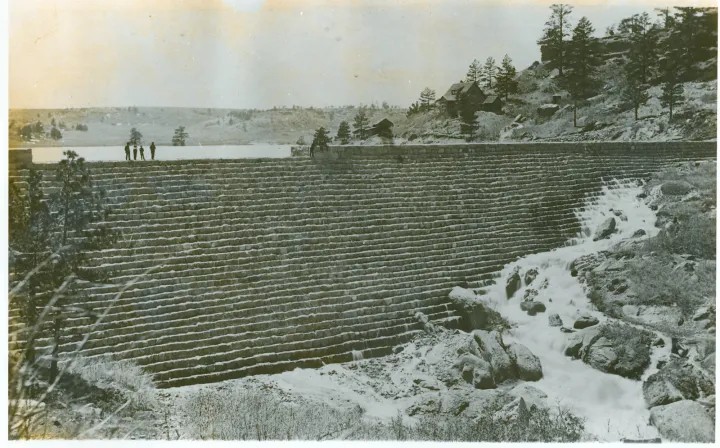 Castlewood Canyon Dam Before Collapse