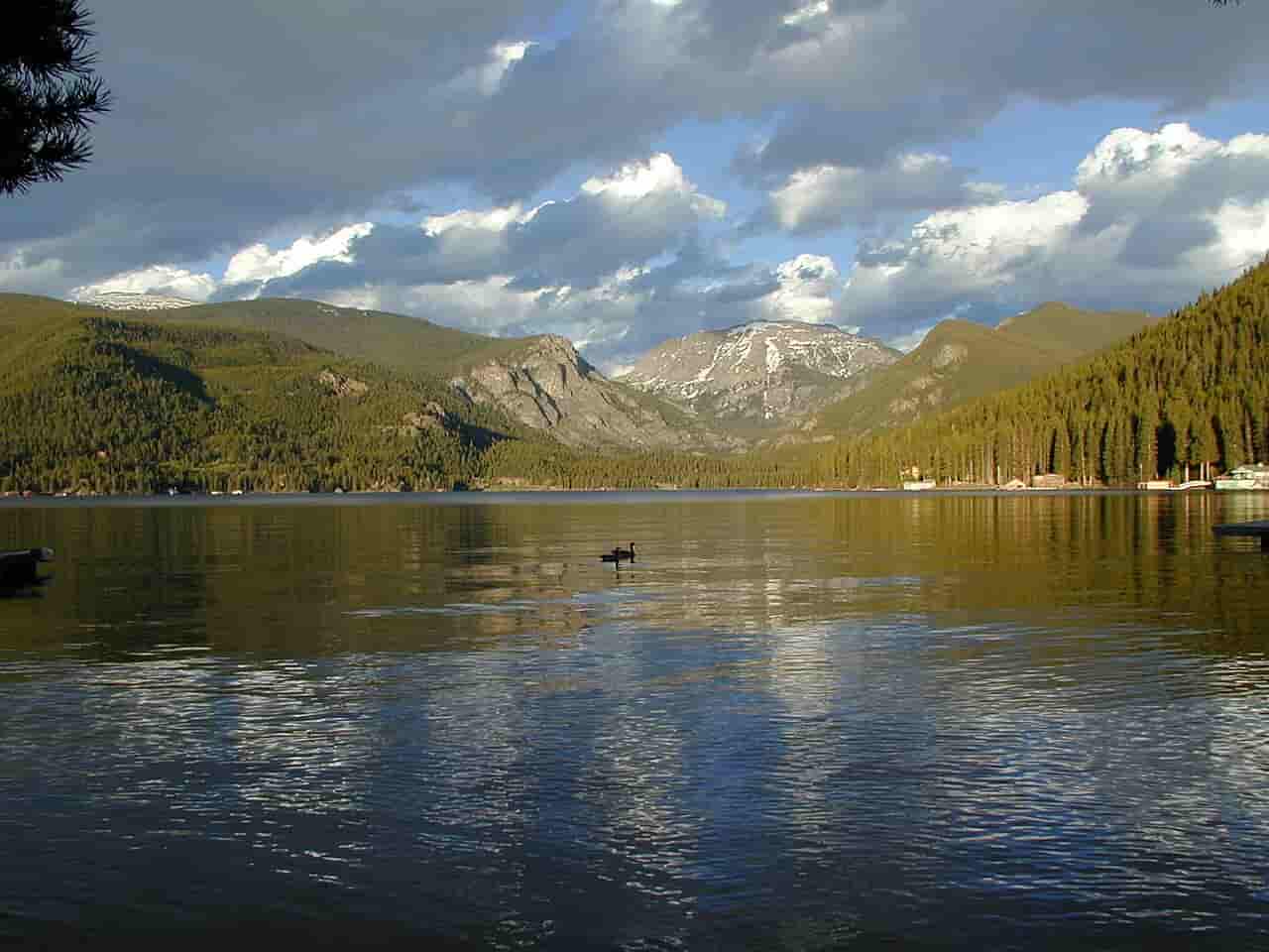 Grand Lake with Mt. Craig in the background