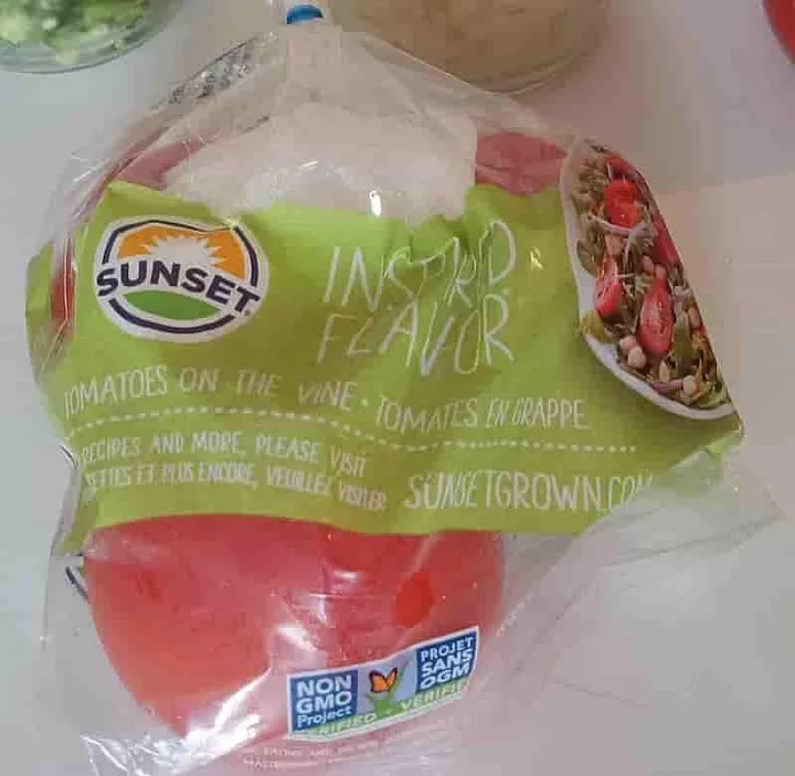 Sunset whole tomatoes in original packaging