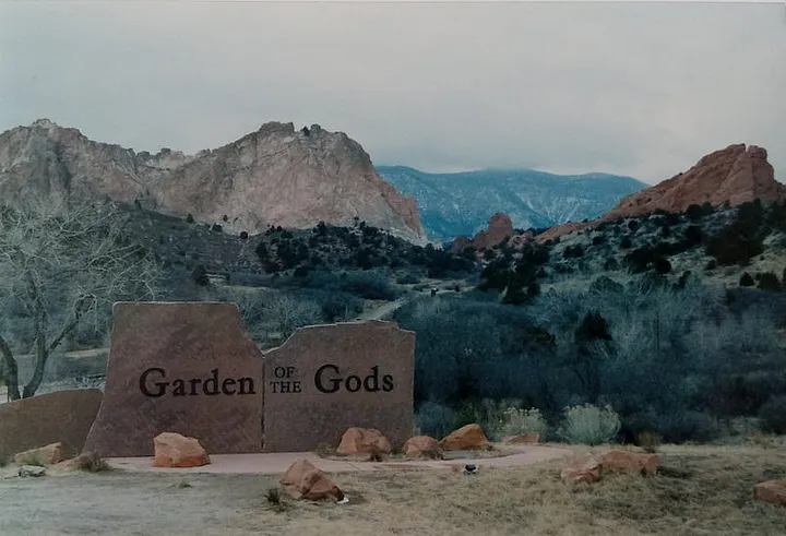 Garden of the Gods Entrance Sign