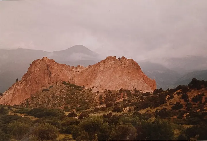 Sandstone formation at Garden of the Gods 
