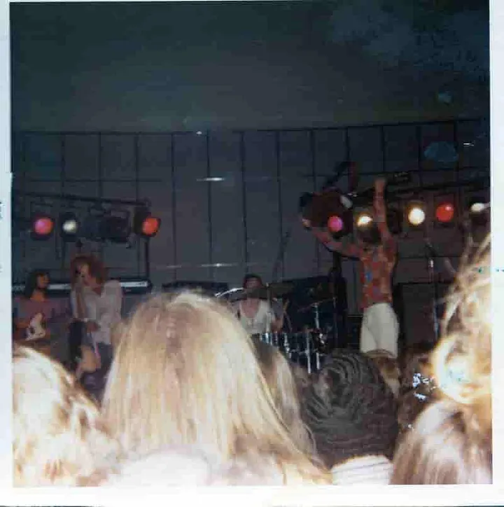 Author’s image of The Who in concert at Cobo Arena (AKA Cobo Hall) in Detroit back in 1971